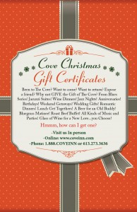 Cove Gift Certificate