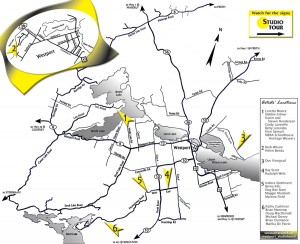 Dandelion Garden Studio Tour 2011 Map