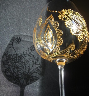 Mehndi Glass